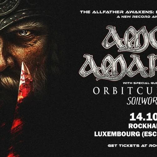 AMON AMARTH + ORBIT CULTURE + SOILWORK à Rockhal, Luxembourg