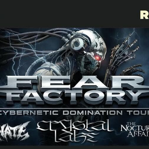 Fear Factory à Rockhal, avec Crystal Lake, Hate, The Nocturnal Affair