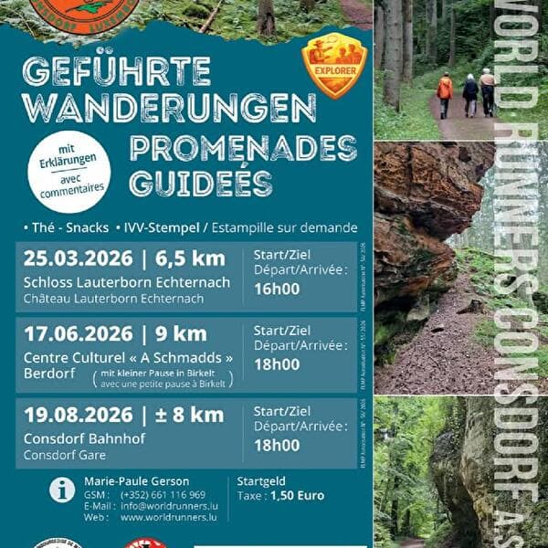 Randonnée guidée IVV à Consdorf