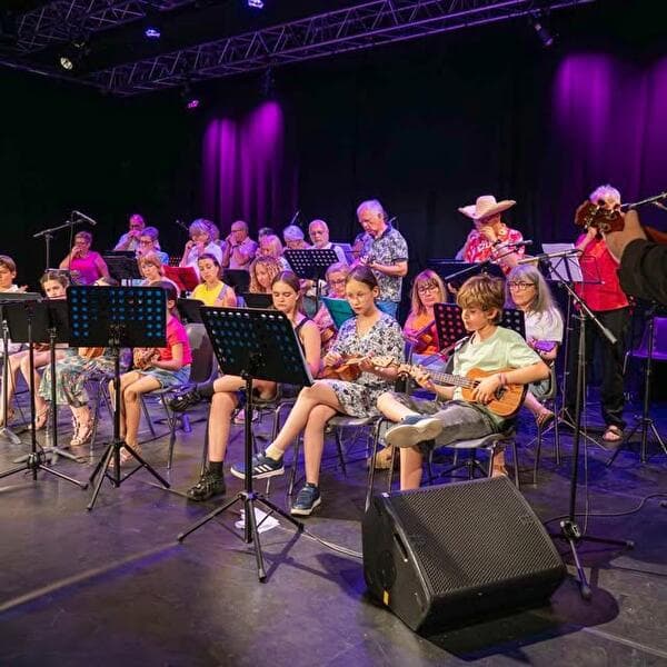 Audition des classes d’harmonica et de ukulélé de Patrick HANNAK