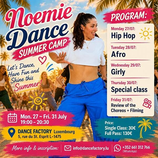 Dance summer camp avec Noemie