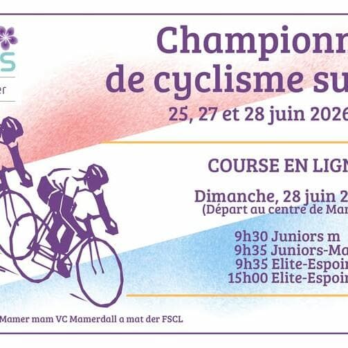 Championnats nationaux de cyclisme sur route - Juniors, Masters, Espoirs, Elite