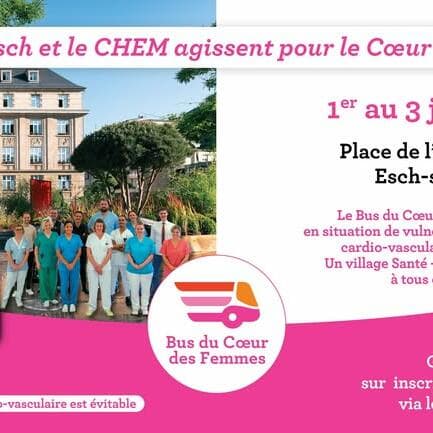 Le Bus du Cœur des Femmes à Esch-sur-Alzette