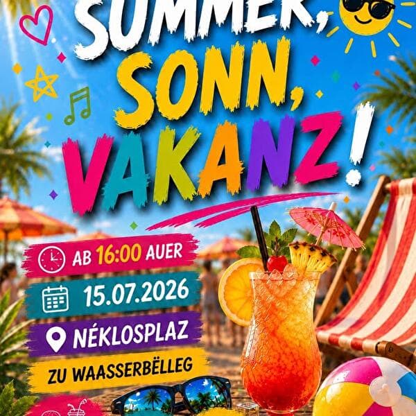Summer, sun, holidays