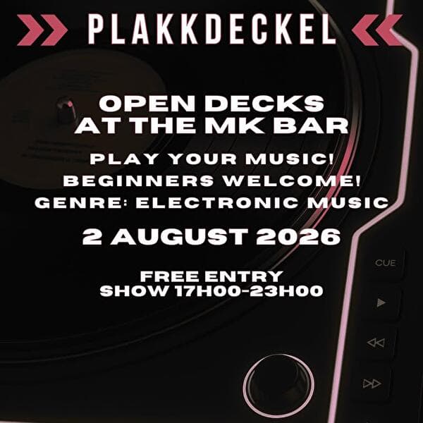 Plakkdeckel - open decks at MK Bar