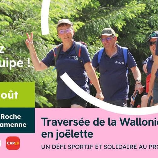 Défi Joëlette 2026 - La Roche to Marche-en-Famenne stage