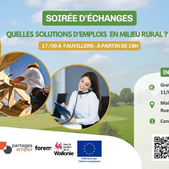 Discussion evening: what employment solutions are available in rural areas?