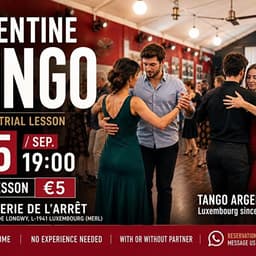 Argentine Tango – Beginner Trial Lesson (€5)