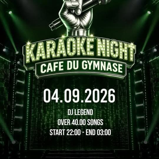 Soirée karaoké au Gymnase Dudelange