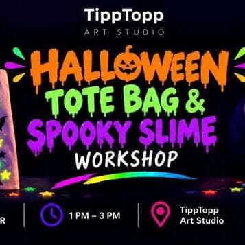 Halloween Big Day Party ! – Atelier sac fourre-tout et slime effrayant