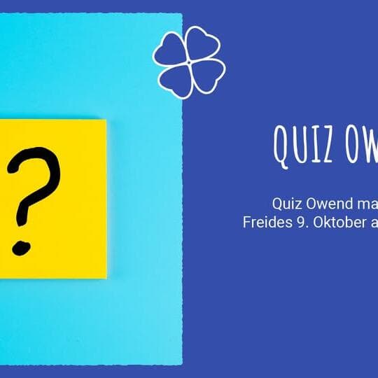 Quiz evening with Matts