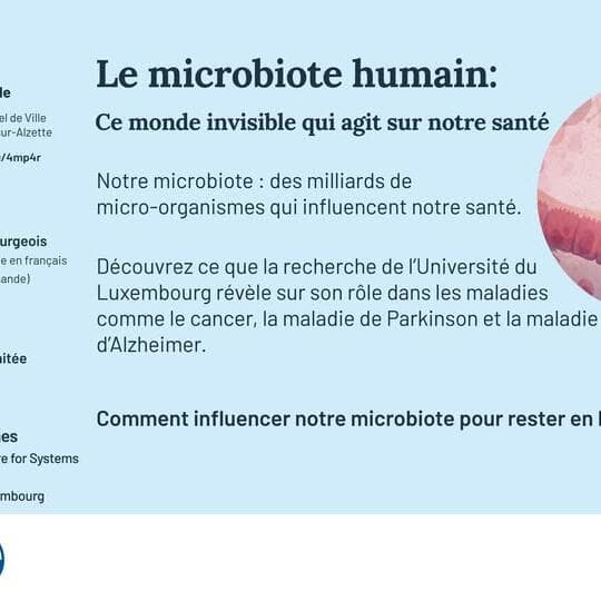 Conference — The microbiome: how this invisible world affects our health