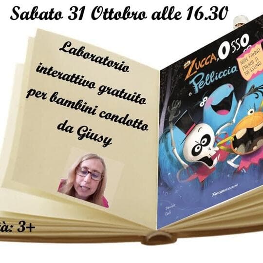 Atelier interactif gratuit pour enfants (3+) animé par Giusy