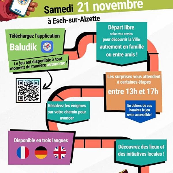 Launch of the « Au fil de l’Alzette » treasure hunt in 3 languages!