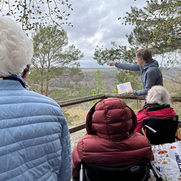Sentier géologique adapté aux fauteuils roulants
