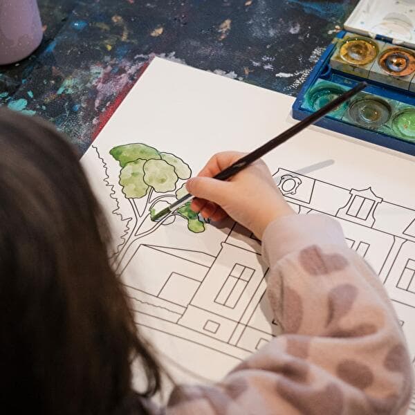The magic of water and colors