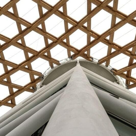 Sur le toit du Centre Pompidou-Metz