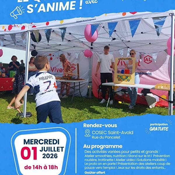 Le quartier s’anime avec Vivest !