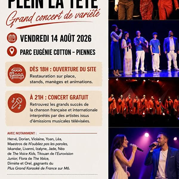 Free Variety Concert "Des chansons plein la tête"