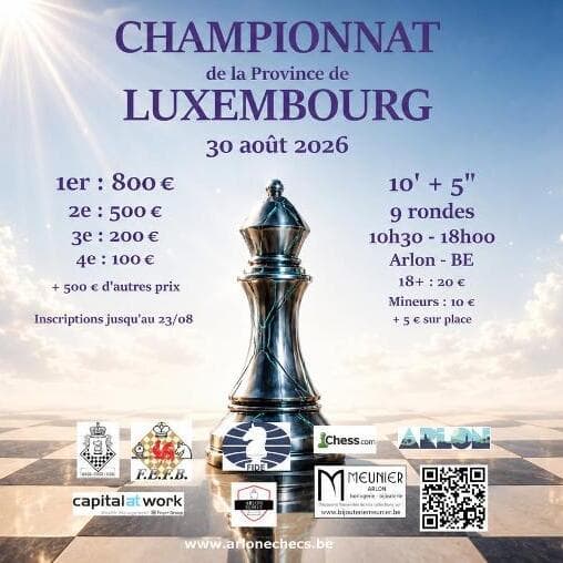 Championnat d'échec de la Province de Luxembourg