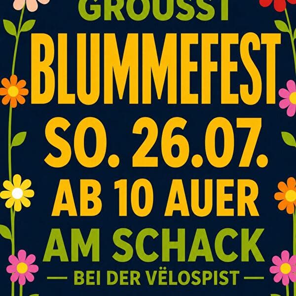 Grousst Blummefest – E Kannerlaachen