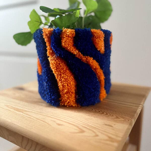 Tufting : création d'un cache-pot