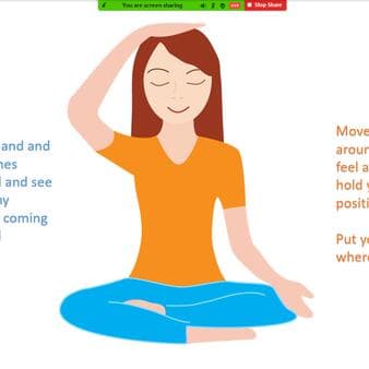 Online guided meditation
