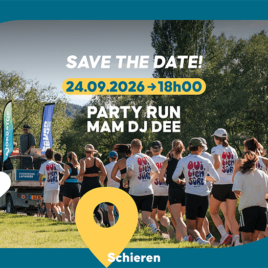 Party Run on the Nordstad running trail