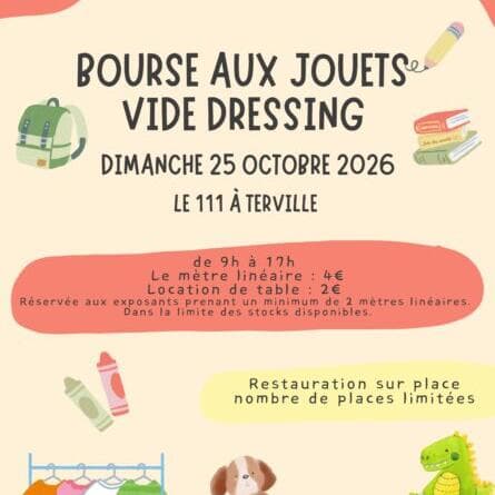 Bourse aux jouets et vide-dressing