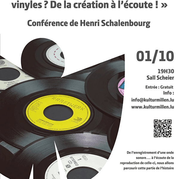 « De l’onde sonore aux disques vinyles ! » – une conférence de Henri Schalenbourg