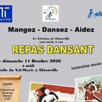 Téléthon: dance meal