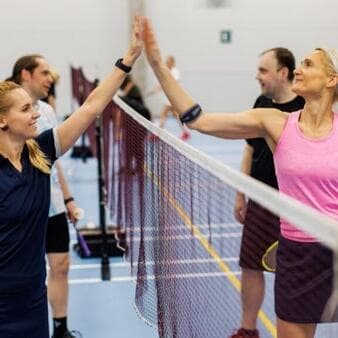 Badminton doubles
