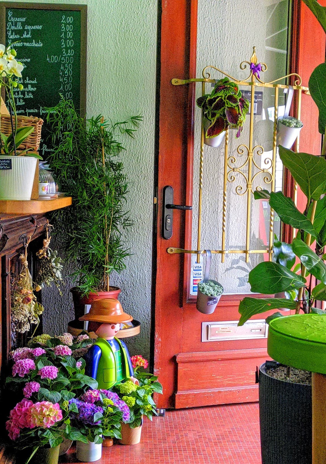 One of our favorite cafes in Luxembourg: Holy Ghost Garden - 9