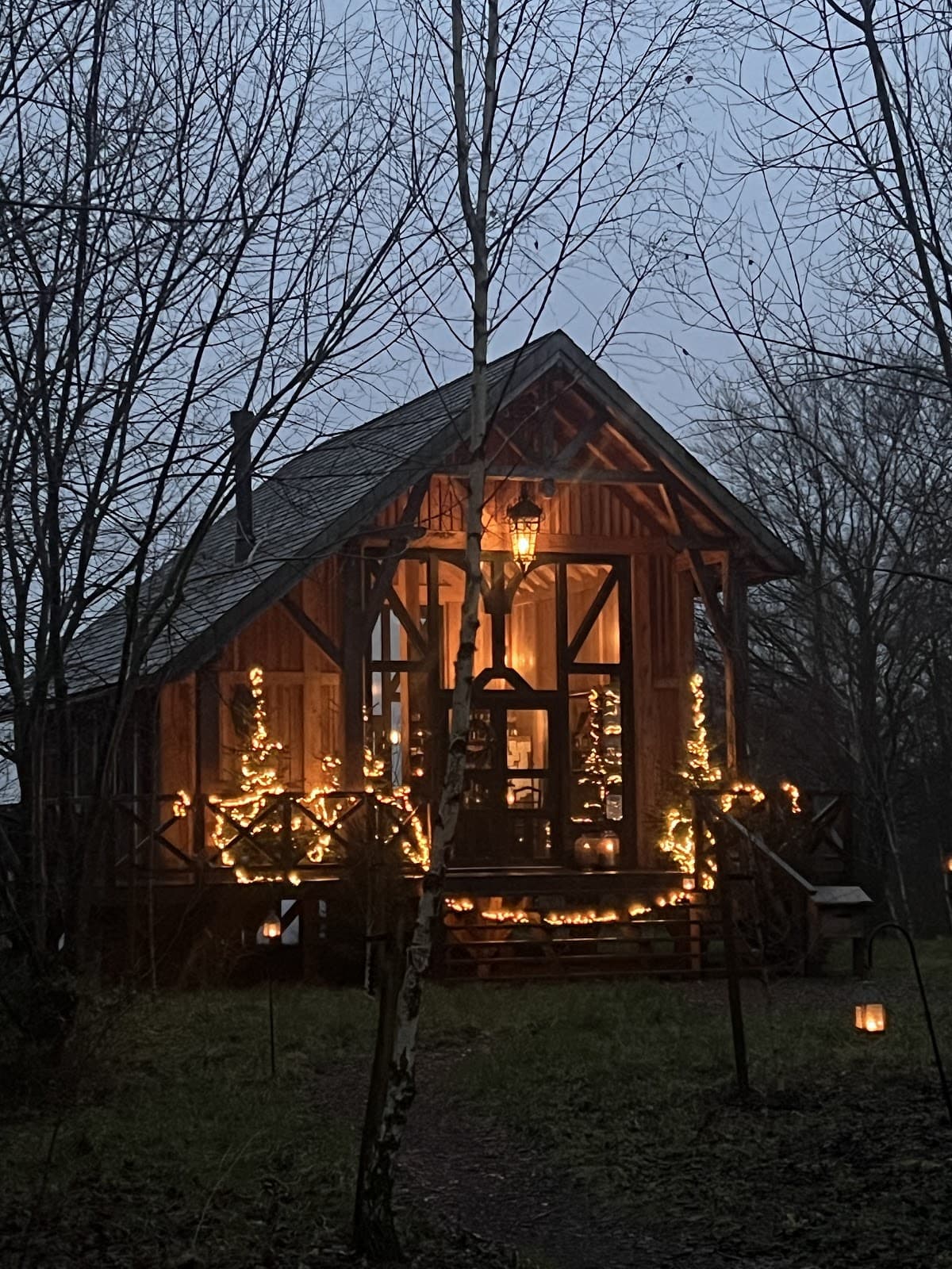 Sleeping in a super cozy cabin - 5