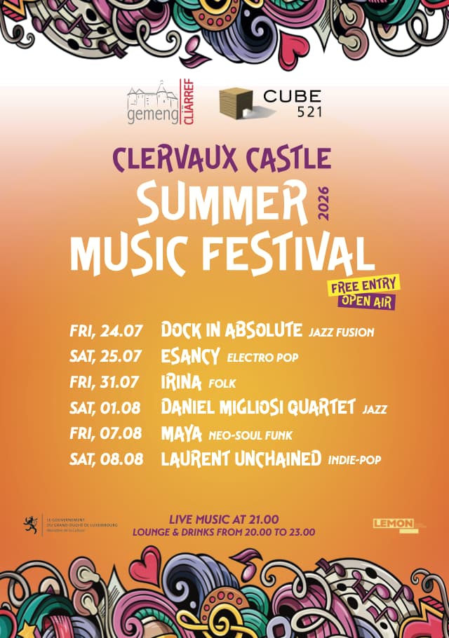 Free summer concerts at the Clervaux Castle - 2