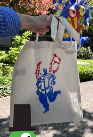 Impression Nana sur tote bag - Villa plage