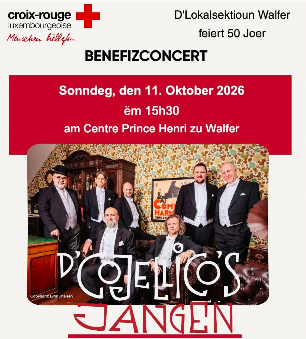 Concert de bienfaisance – D’Cojellico’s Jangen