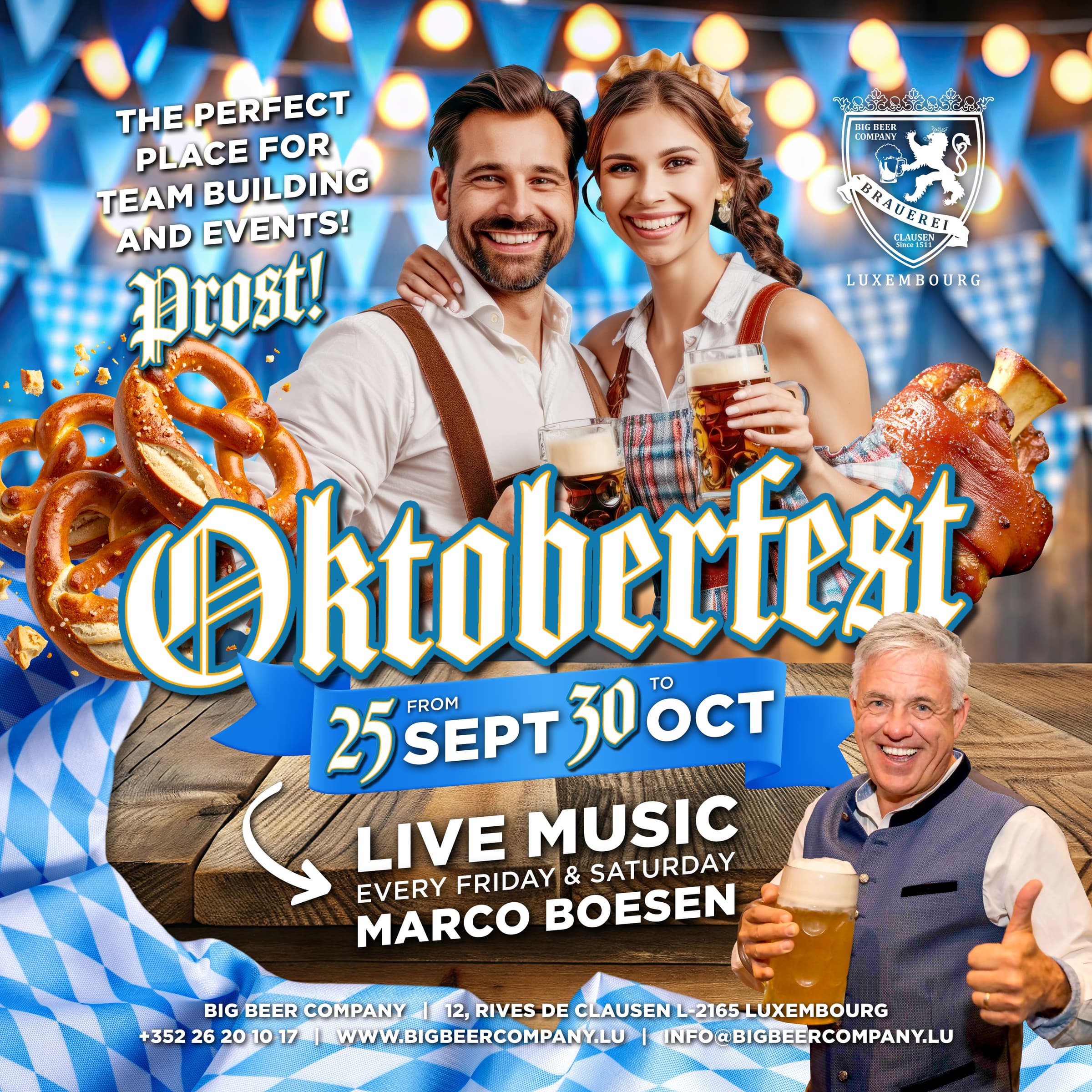 OKTOBERFEST 2026: Bavarian vibes are coming to Clausen! - 1