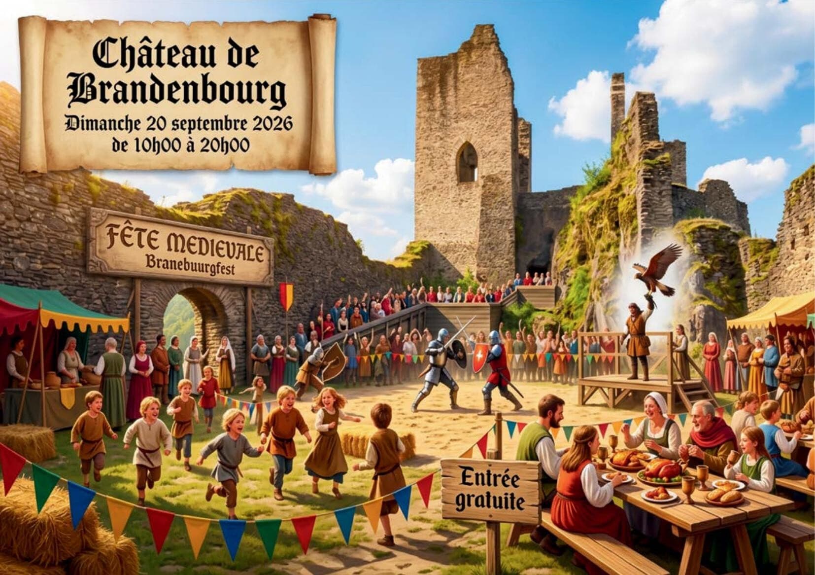 Fête médiévale au Château de Brandenbourg