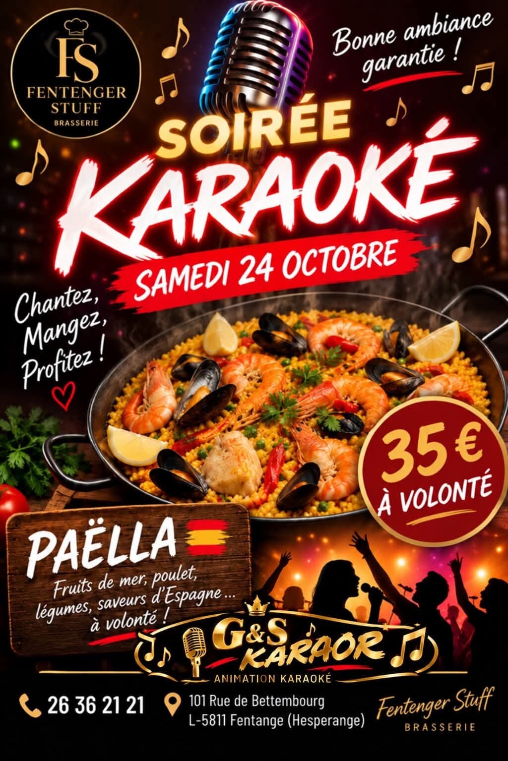 Karaoké & Paella