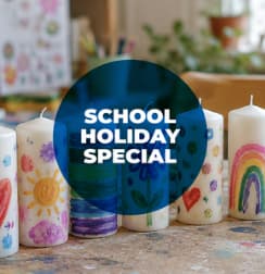 A candle for you - kids' workshop