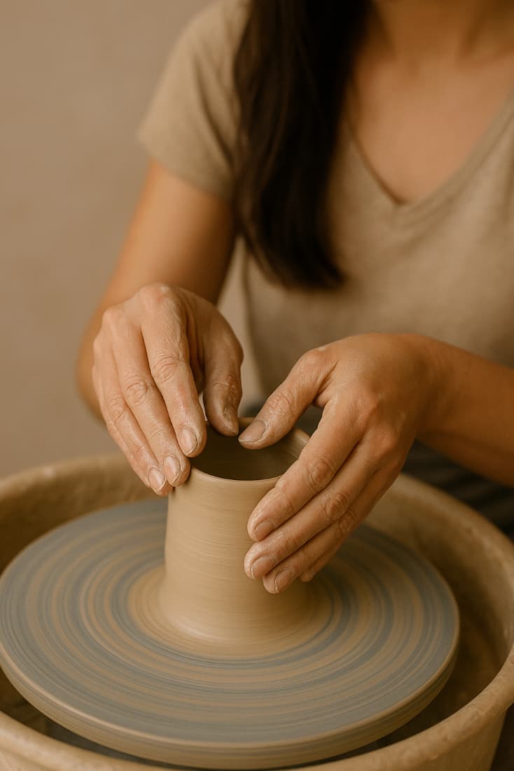 Atelier de poterie pour enfants