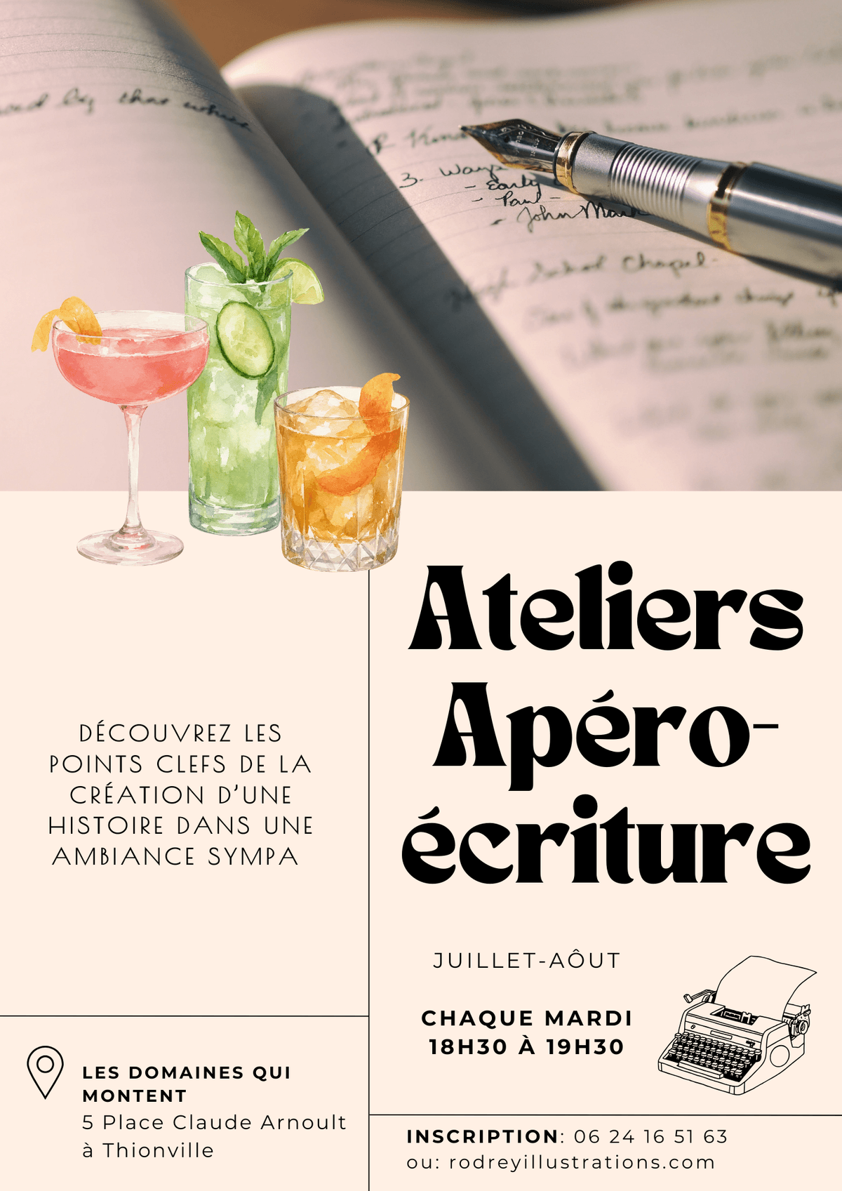 Apero-writing workshops