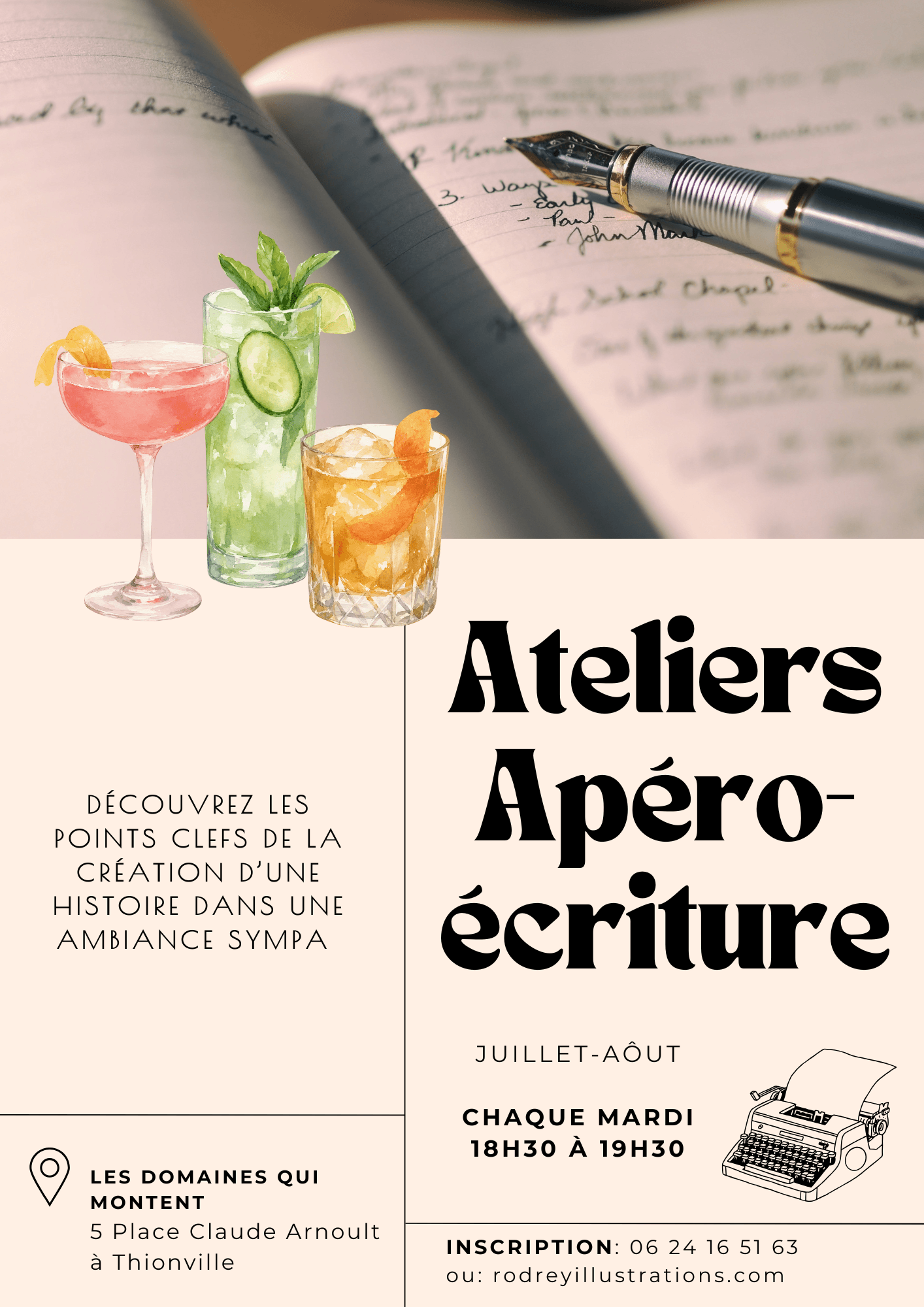 Apero-writing workshops