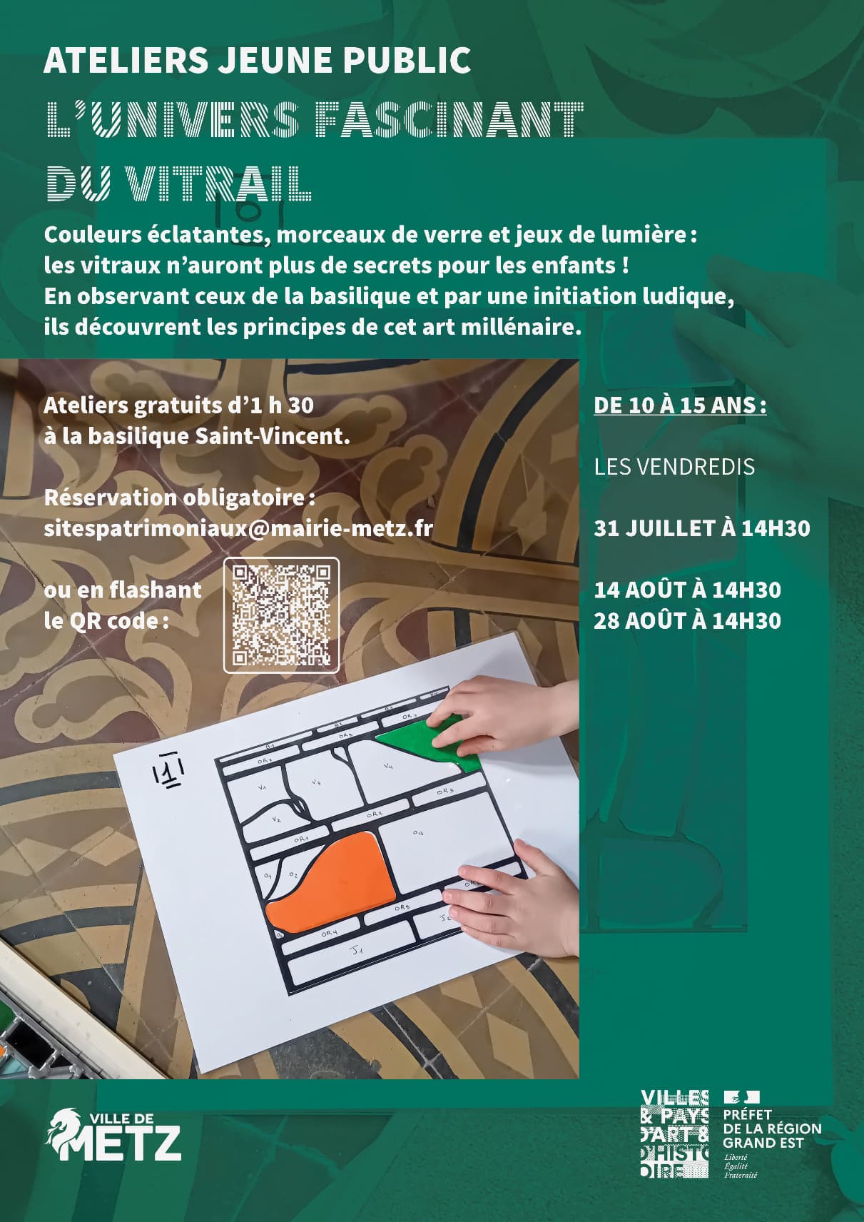 Jeune public: L'univers fascinant du vitrail