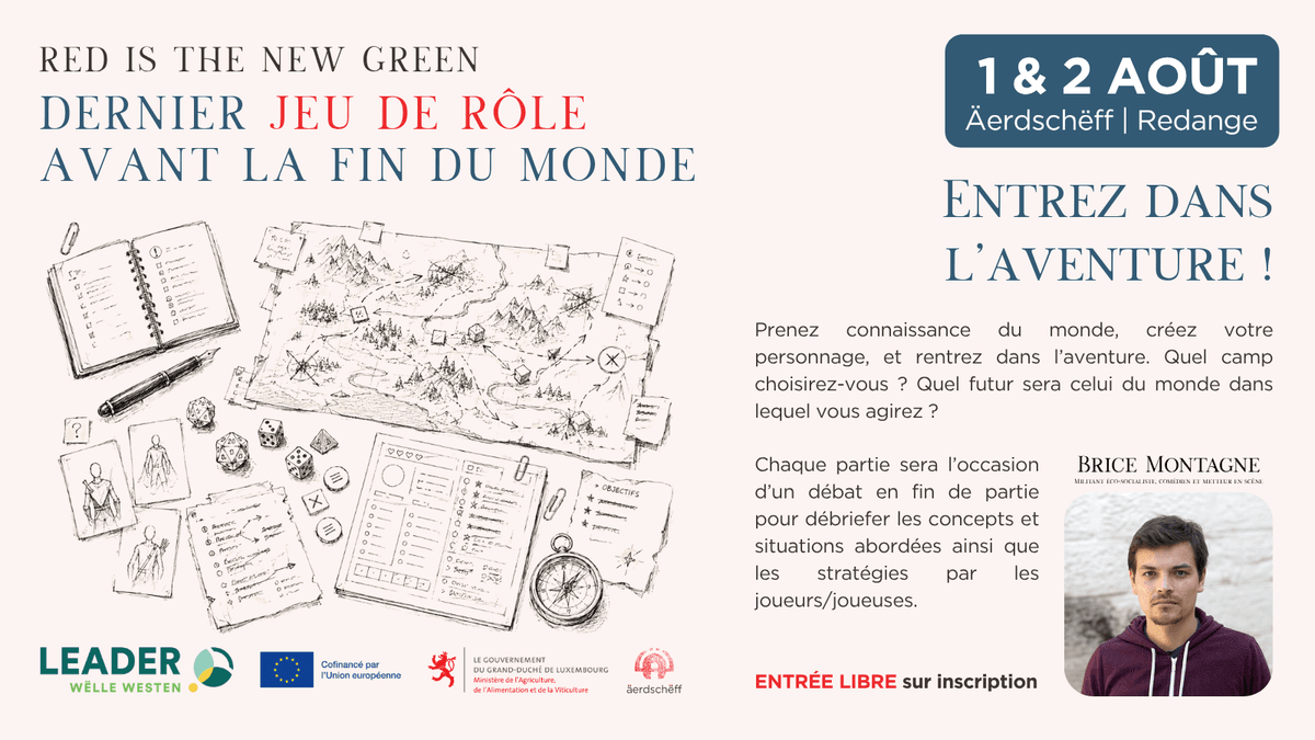 Weekends jeu de rôle : Red is the new Green