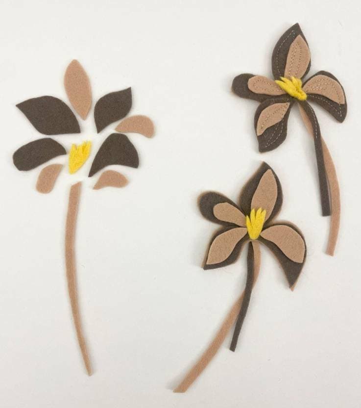 Atelier: Parure textile florale