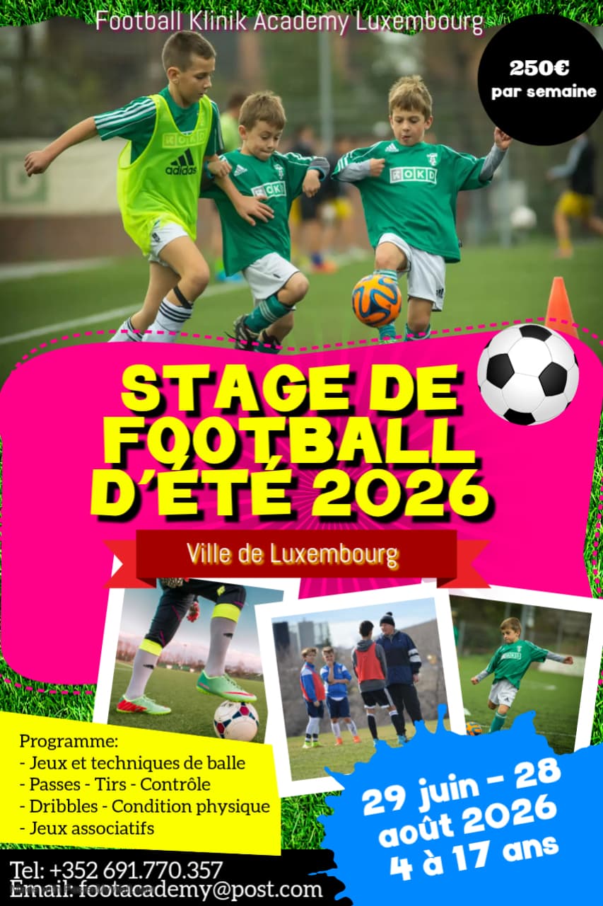 Football camp for 4-17 year olds