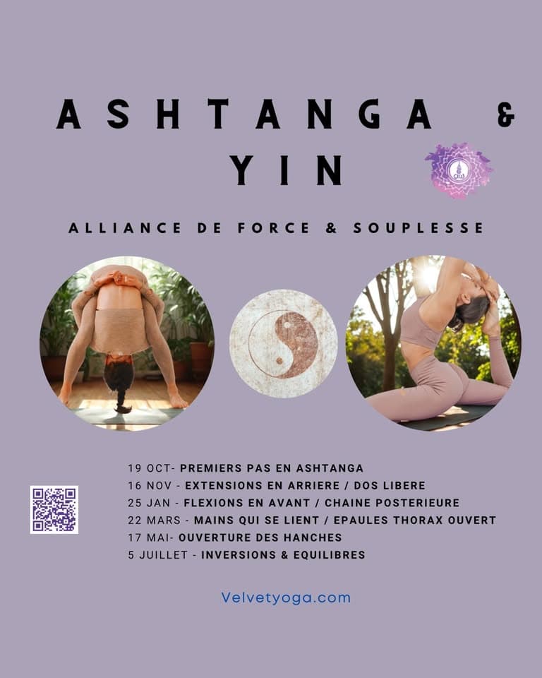 Ashtanga - Yin: Série de stages, alliance de force et souplesse