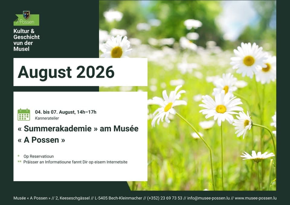 "Summerakademie" at Musée "A Possen"
